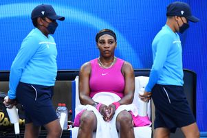 Serena Williams, lors d’un match à Melbourne comptant pour le Yarra Valley Classic, l’un des tournois organisés pour préparer l’Open d’Australie.