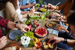 Les repas propices à l’échange et au partage.