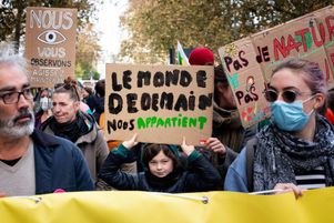 Marche pour le climat à Rennes (Ille-et-Vilaine), le 6 novembre.