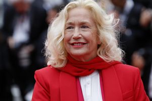 Brigitte Fossey, avant la cérémonie d’ouverture du 77e Festival de Cannes, le 14 mai 2024.