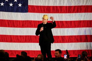 Elon Musk lors d’un meeting en Pennsylvanie le 17 octobre.