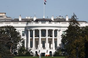 Vue de la Maison-Blanche à Washington DC le 20 octobre 2022.