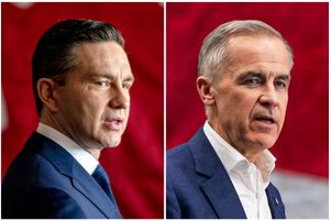 Pierre Poilievre, chef Parti conservateur, et Mark Carney, candidat du Parti libéral. 