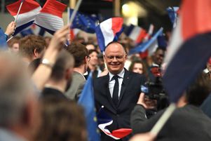 Édouard Philippe lors du congrès de son parti Horizons, le 16 mars 2025 à Lille. 