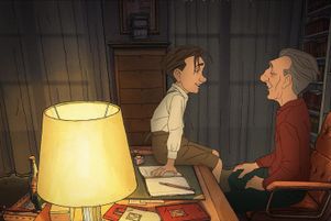 Le réalisateur Sylvain Chomet, dans une biographie animée présentée en séance spéciale au Festival de Cannes, imagine le dialogue entre le vénérable Pagnol et le jeune Marcel, qui apparaît comme par magie, alors qu’il fouille dans sa mémoire.