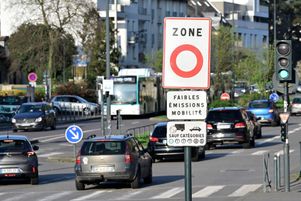 La zone à faibles émissions de Rennes. Les députés ont voté, mercredi 28 mai, la fin du dispositif de ZFE.