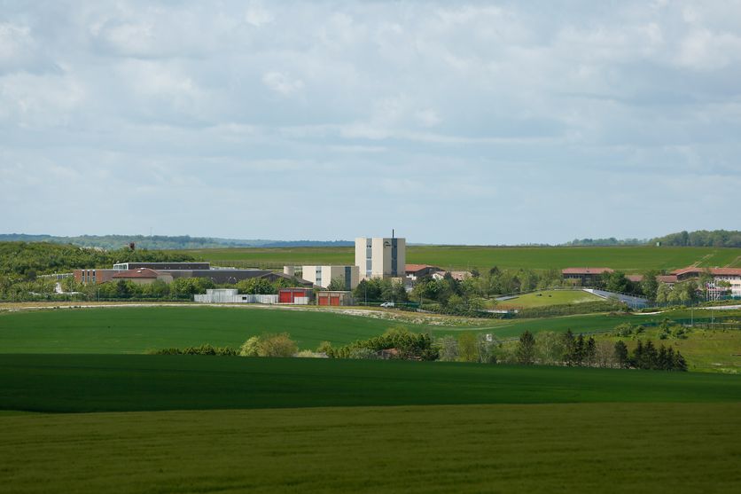 Vue du laboratoire de recherche souterrain de l'Agence nationale pour la gestion des déchets radioactifs, à Bure (Meuse).